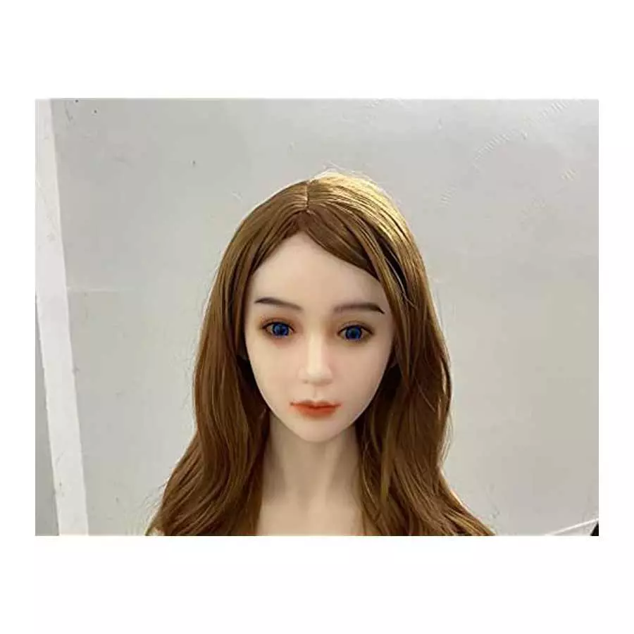 HANIDOLL H2847 Female TPE Silicone Head Figure Sculpt,Beuty Charming Girl Doll Head,M16 Stud Fixed Connection