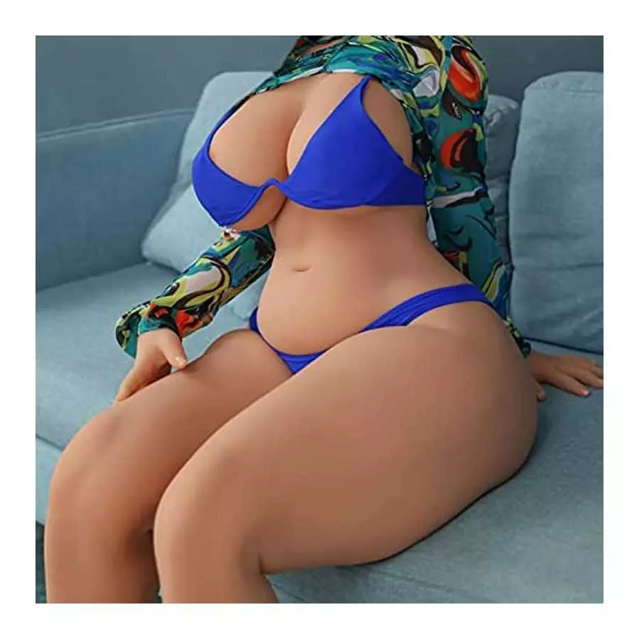 Big Breasts Realistic Sex Doll 5.34ft BBW Female Doll Torso Sex Silicone Doll Full Body Sex Life Size Sex Doll for Men Delivered
