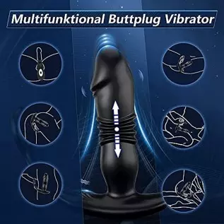 3 in 1 Telescopic Anal Vibrator Prostate Massage Butt Plug Prostate Stimulator Delay Ejaculation Penis Ring Dildos Sex Toys for 3 in 1 Telescopic Anal Vibrator Prostate Massage Butt Plug Prostate Stimulator Delay Ejaculation Penis Ring Dildos Sex Toys for