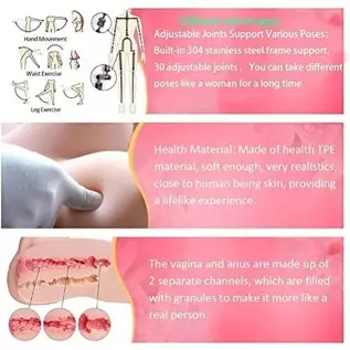 5.5FT Sex Doll TPE Silicone Sex Dolls Full Body Sex Life Size Men Full Body Love Doll Sexy with Feet Standing Adult Sex Dolls fo