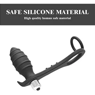 Anal Vibrator 10 Speed Prostate Massager Vibrating Anal Plug Silicone Waterproof Sex Toys