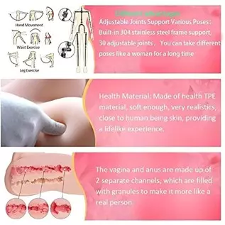 Silicone Doll Full Body Sex Doll Life Size Love Dolls for Women Sexy Dolls Made of TPE Good Elasticity Fuller and Sturdier Versi