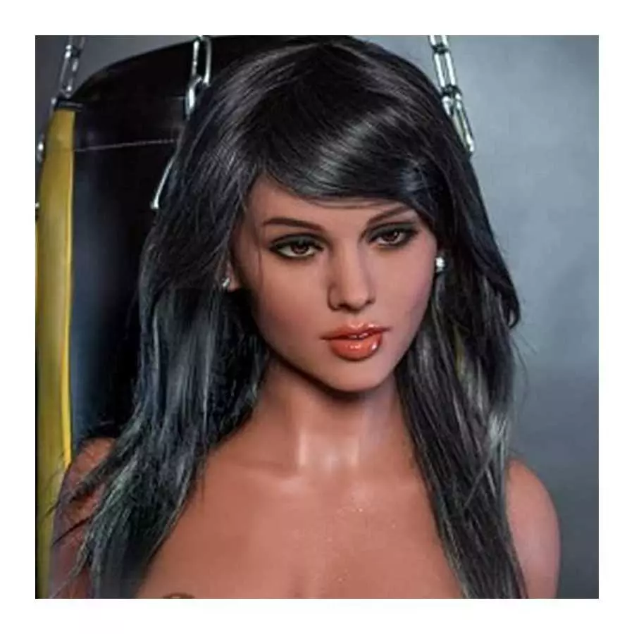 Realistic Love Doll Adult Sex Dolls Head TPE Silicone Men Sex Doll Women Doll Sex Life Size for Man Sex Doll（Only Head）