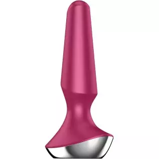 Satisfyer Plug-ilicious 2 Anal Vibrator with App Control - Vibrating Anal Plug, Butt Plug, Voluminous Shape, Rounded Tip, Wide B