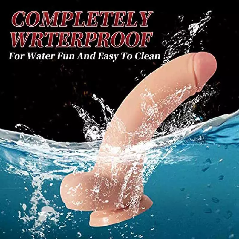 Huge Thick Dildo, 11.8 inch Lifelike Silicone Large Big Monster Dildos with Strong Suction Cup for Hands-Free Play, Fake Penis A