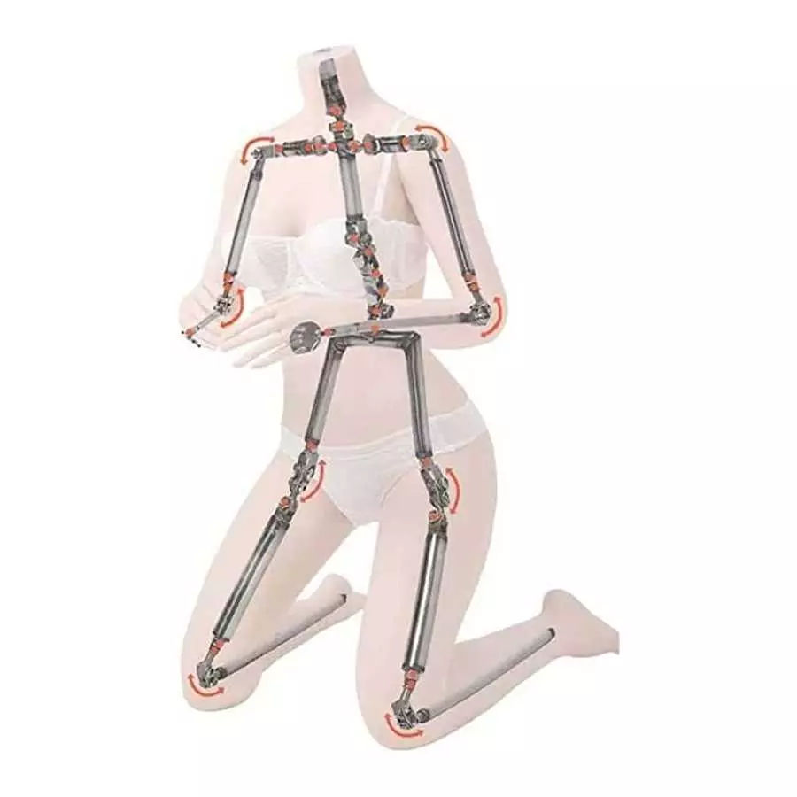 PYNLS-Size Adult Sex Doll for Men Full Body Life Sex Dolls for Men Full Realistic Torso Silicone TPE Wheaten Skin with Flexible 