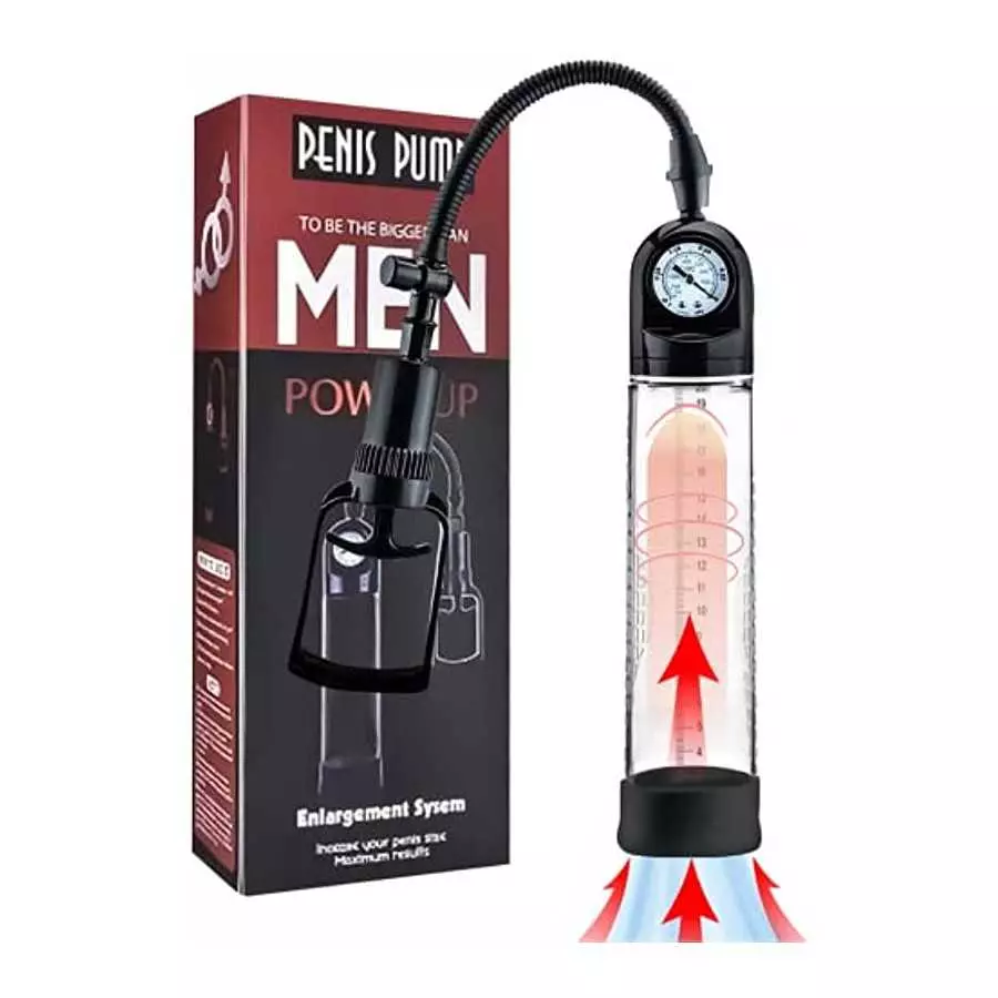 Penis Pump, Manual Vacuum Penis Enlarger Enlargement Extend Pump, Adult Male Sex Toys, Sex Toys - Pumps & Enlargers - Trainer Se