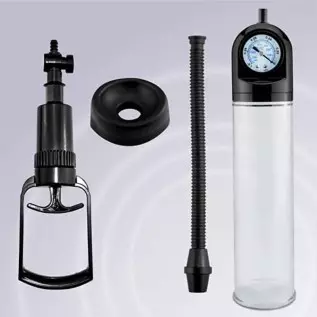 Penis Pump, Manual Vacuum Penis Enlarger Enlargement Extend Pump, Adult Male Sex Toys, Sex Toys - Pumps & Enlargers - Trainer Se
