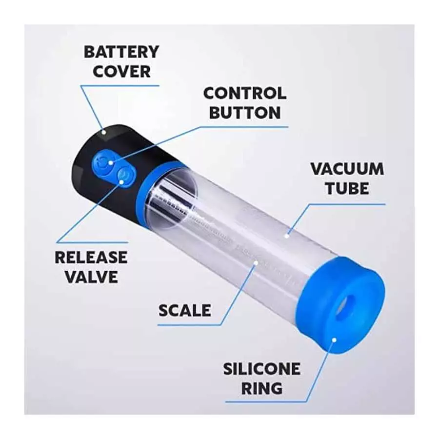 Penis Pump, Electric Penis Vacuum Pump - Automatic Vacuum Penis Enlargement Extend Pump with 3 Suction - Men Sex Toys - Pumps &