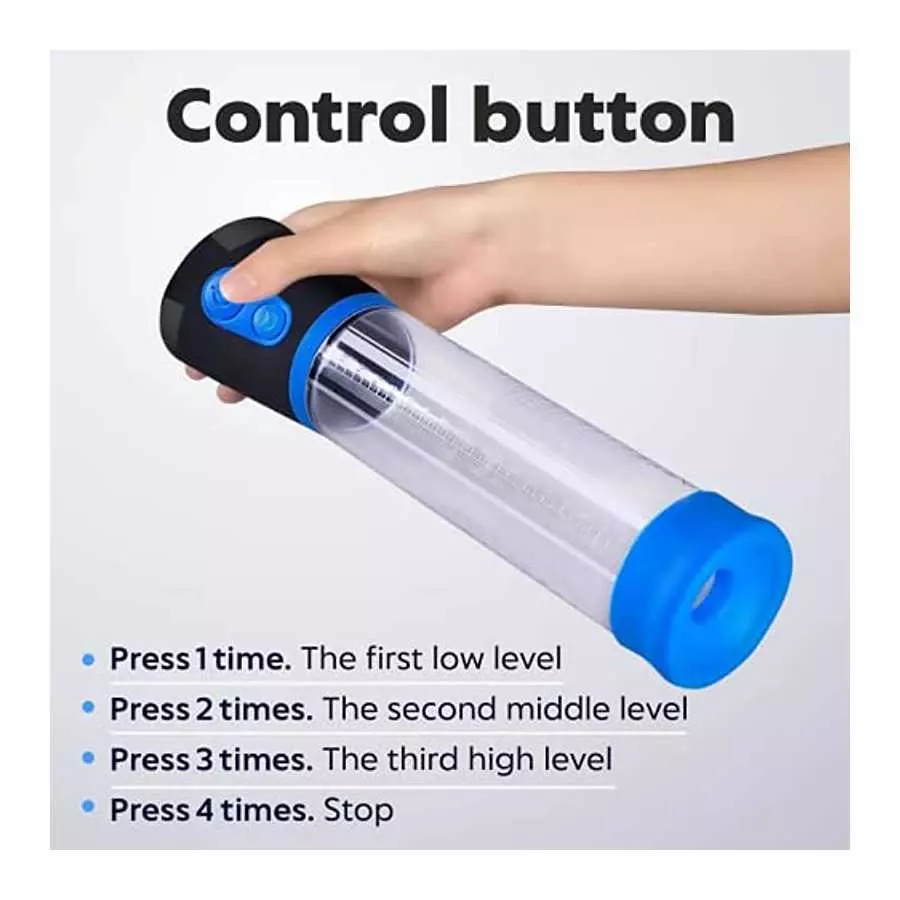 Penis Pump, Electric Penis Vacuum Pump - Automatic Vacuum Penis Enlargement Extend Pump with 3 Suction - Men Sex Toys - Pumps &