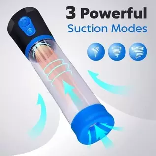 Penis Pump, Electric Penis Vacuum Pump - Automatic Vacuum Penis Enlargement Extend Pump with 3 Suction - Men Sex Toys - Pumps & Penis Pump, Electric Penis Vacuum Pump - Automatic Vacuum Penis Enlargement Extend Pump with 3 Suction - Men Sex Toys - Pumps &