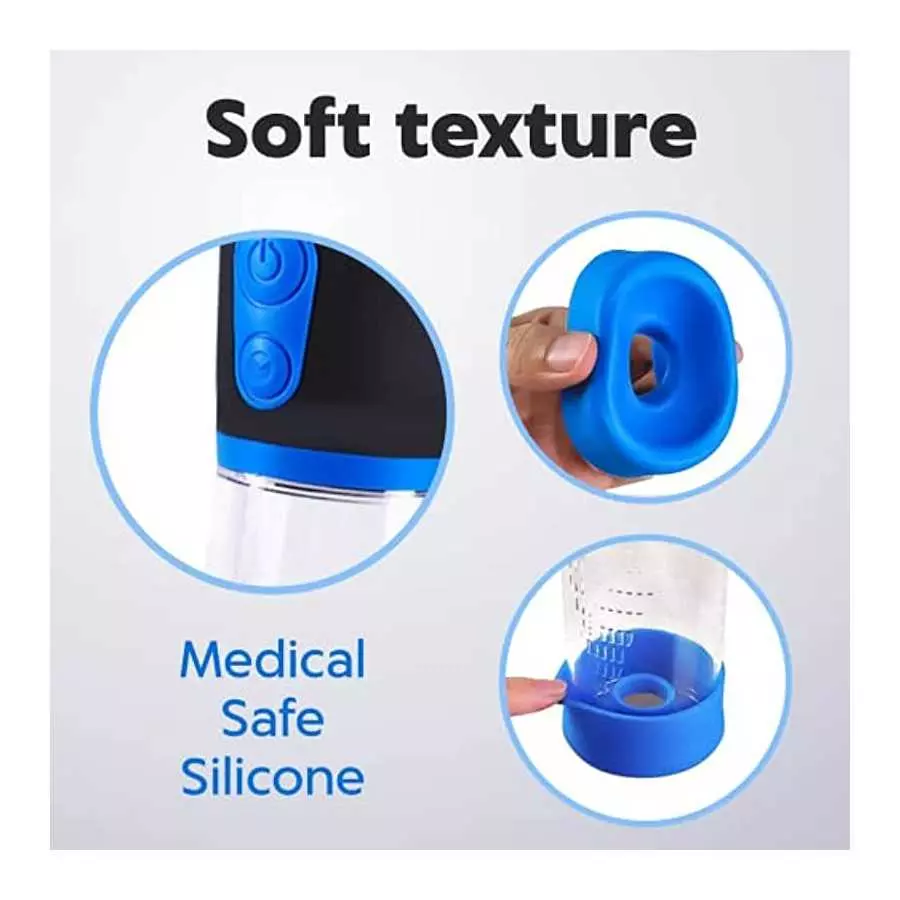 Penis Pump, Electric Penis Vacuum Pump - Automatic Vacuum Penis Enlargement Extend Pump with 3 Suction - Men Sex Toys - Pumps &