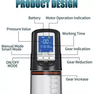 Male Sex Toy for Men Penis Pump Penis Enlarger - 5 Suction Mode Automatic High-Vacuum Penis Pumps with 3 Size Rings, Dick Pump, Male Sex Toy for Men Penis Pump Penis Enlarger - 5 Suction Mode Automatic High-Vacuum Penis Pumps with 3 Size Rings, Dick Pump,