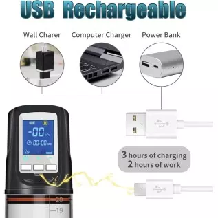 Male Sex Toy for Men Penis Pump Penis Enlarger - 5 Suction Mode Automatic High-Vacuum Penis Pumps with 3 Size Rings, Dick Pump, Male Sex Toy for Men Penis Pump Penis Enlarger - 5 Suction Mode Automatic High-Vacuum Penis Pumps with 3 Size Rings, Dick Pump,