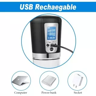 Electric Penis Vacuum Pump with 4 Suction Intensities, Adorime Rechargeable Automatic High-Vacuum Penis Enlargement Extend Pump, Electric Penis Vacuum Pump with 4 Suction Intensities, Adorime Rechargeable Automatic High-Vacuum Penis Enlargement Extend Pump,