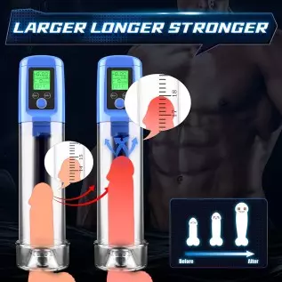BIG SHOCKED Electric Penis Vacuum Pump, Automatic Vacuum Penis Enlargement Extend Pump with 4 Suction,Rechargeable Male Masturba