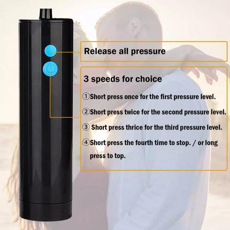 LIVE4COOL Manual Vacuum Penis Pump Strengthen Enlarger Booster Extender Device for Men Penis Massage Care with 1pcs Lifelike Vag
