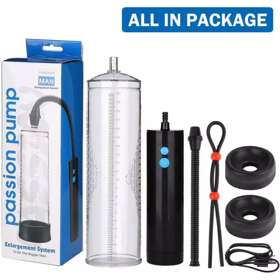 LIVE4COOL Manual Vacuum Penis Pump Strengthen Enlarger Booster Extender Device for Men Penis Massage Care with 1pcs Lifelike Vag