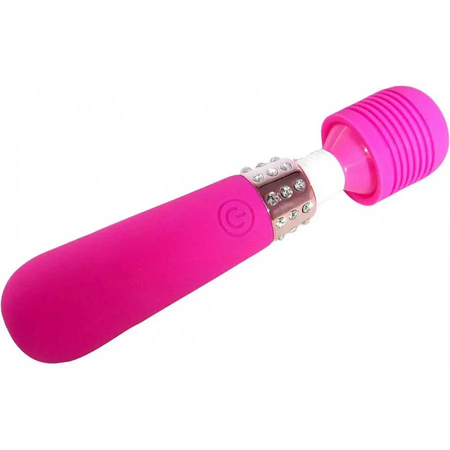 Shibari Hello Bling Bling, 10x Mini Wand Massager, Purple