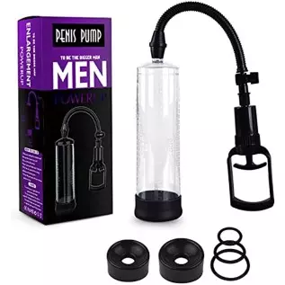 Penis Pump Male Sex Toys for Men Manual Penis Vacuum Pump, Adult Toys Penis Enlargement Sexual Tools for Male Enhancement Traini