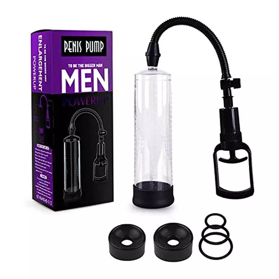 Penis Pump Male Sex Toys for Men Manual Penis Vacuum Pump, Adult Toys Penis Enlargement Sexual Tools for Male Enhancement Traini