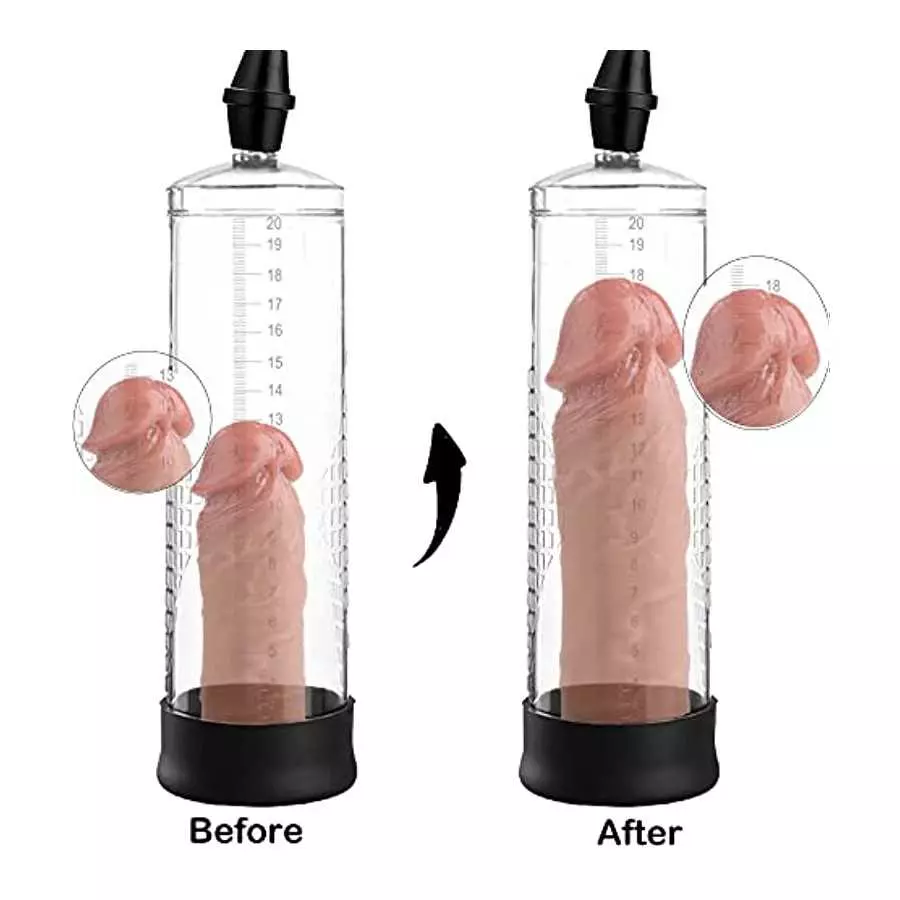 Penis Pump Male Sex Toys for Men Manual Penis Vacuum Pump, Adult Toys Penis Enlargement Sexual Tools for Male Enhancement Traini