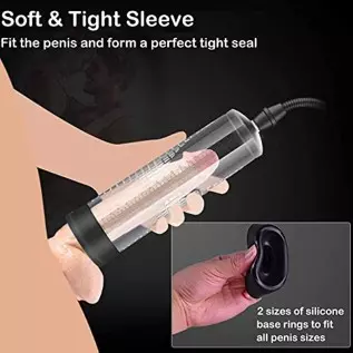 Penis Pump Male Sex Toys for Men Manual Penis Vacuum Pump, Adult Toys Penis Enlargement Sexual Tools for Male Enhancement Traini