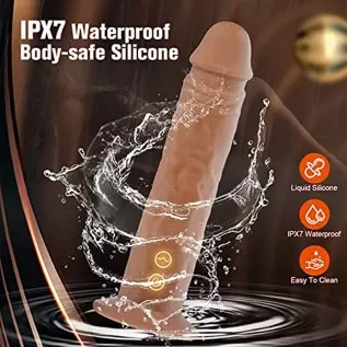 Sex Toys Vibrating Dildo Thrusting Vibrator with Heating, Realistic G Spot Tapping Dildos with 5 Thumping 10 Vibration Modes for Sex Toys Vibrating Dildo Thrusting Vibrator with Heating, Realistic G Spot Tapping Dildos with 5 Thumping 10 Vibration Modes for