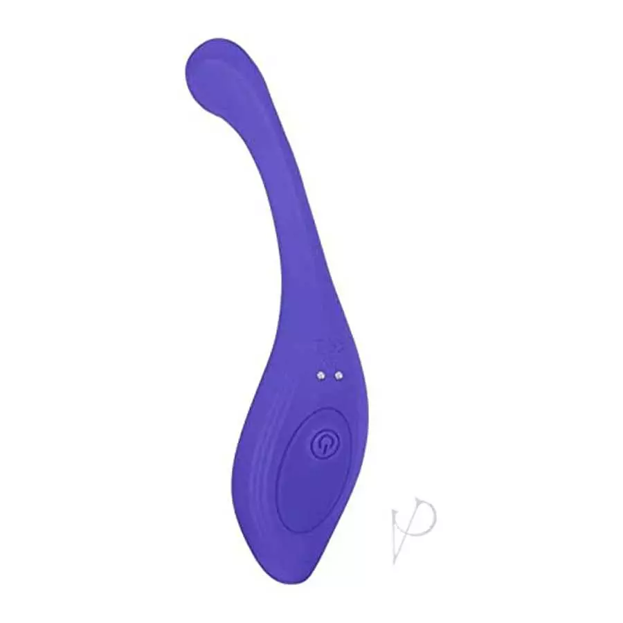 Evolved Love Is Back - Anywhere Vibe - 9 Speeds and Functions Remote-Control Silicone Rechargeable Bendable Vibrator - Purple