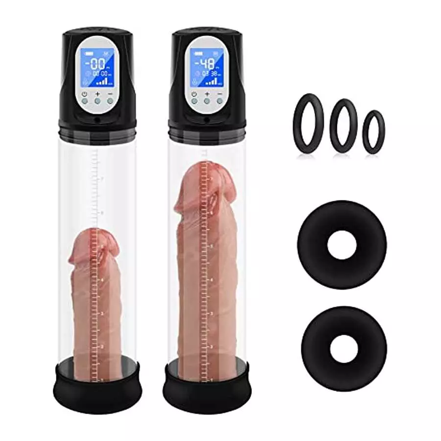 Electric Penis Pump Sex Toys for Men's Sex Penis Vacuum Pump, Adult Toys Penis Enlargement Pump Sexual Tools for Male Enhancer,