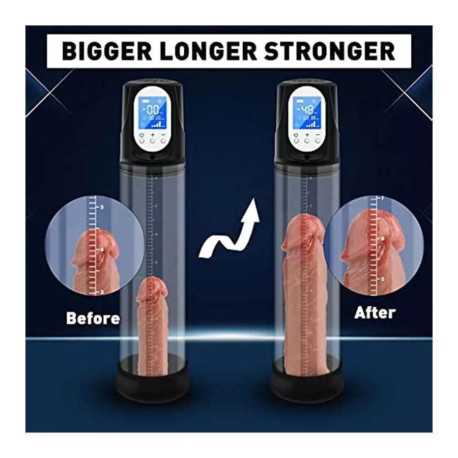 Electric Penis Pump Sex Toys for Men's Sex Penis Vacuum Pump, Adult Toys Penis Enlargement Pump Sexual Tools for Male Enhancer,