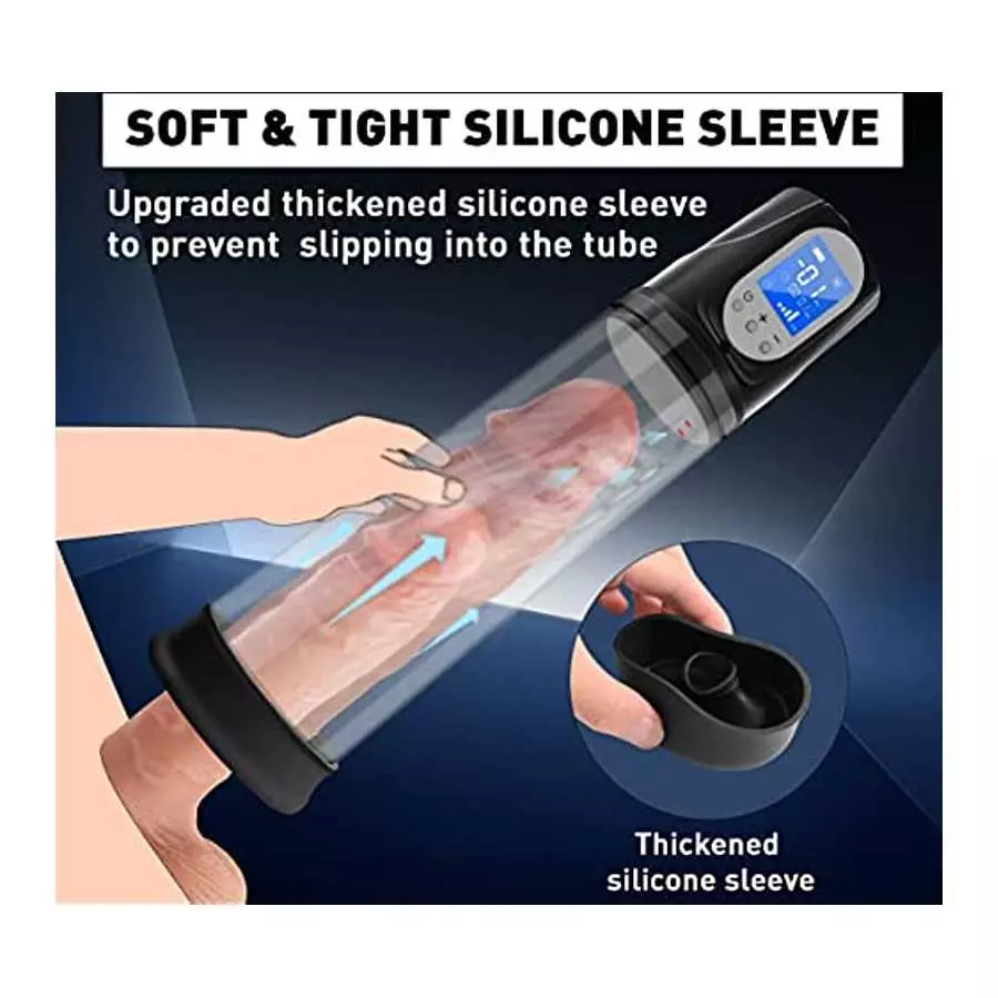 Electric Penis Pump Sex Toys for Men's Sex Penis Vacuum Pump, Adult Toys Penis Enlargement Pump Sexual Tools for Male Enhancer,