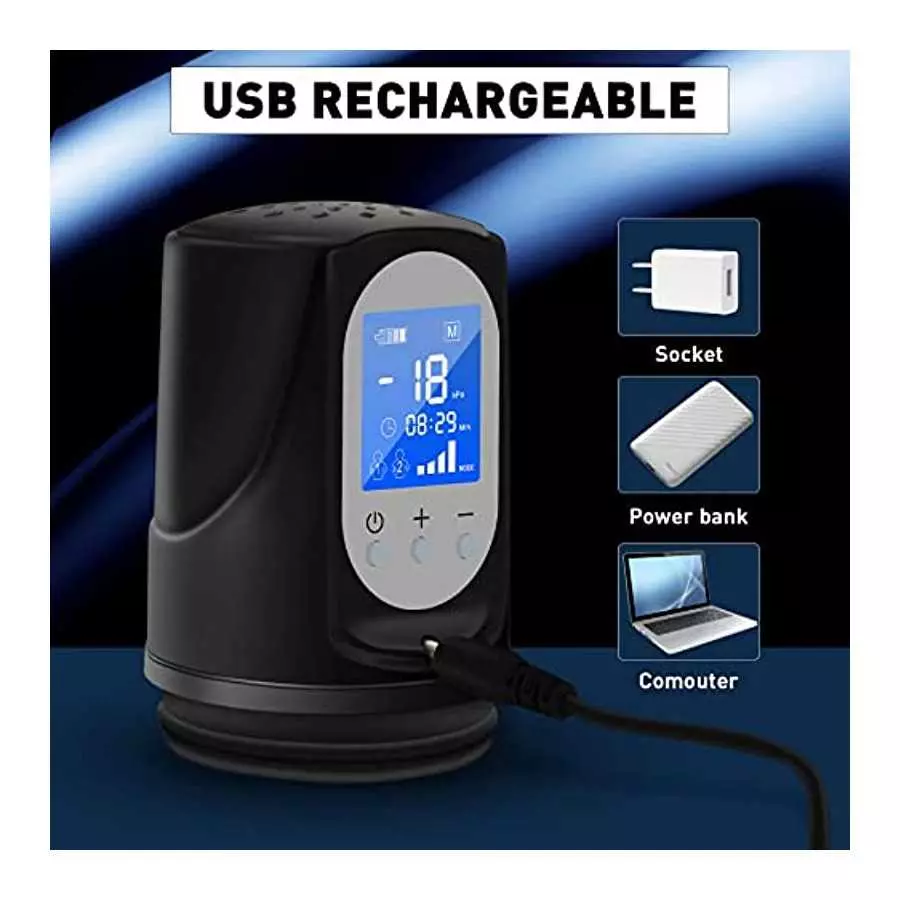 Electric Penis Pump Sex Toys for Men's Sex Penis Vacuum Pump, Adult Toys Penis Enlargement Pump Sexual Tools for Male Enhancer,