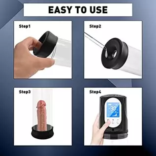 Electric Penis Pump Sex Toys for Men's Sex Penis Vacuum Pump, Adult Toys Penis Enlargement Pump Sexual Tools for Male Enhancer,
