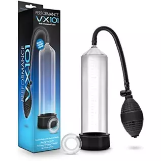 Blush Performance VX101 - Male Enhancement Pump - Beginner Penis Pump for Enlargement - Synthetic Rubber Ball Pump for More Suct