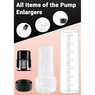 Automatic Vacuum Pump Sex Toy Male Penis Pump for Longer Bigger Stronger Effect with 4 Suction Intensities, Electric Extend Pump Automatic Vacuum Pump Sex Toy Male Penis Pump for Longer Bigger Stronger Effect with 4 Suction Intensities, Electric Extend Pump