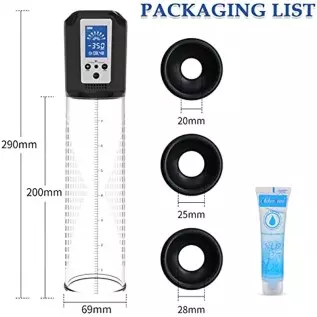 Electric Penis Pump for Men with 8 Suction Intensities, Adorime Rechargeable Automatic Vacuum Penis Enlargement Extend Pump, Men Electric Penis Pump for Men with 8 Suction Intensities, Adorime Rechargeable Automatic Vacuum Penis Enlargement Extend Pump, Men