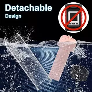 UTIMI Penis Pump Vacuum with Sleeve - Rechargeable Automatic Training Detachable with 9 Vibration Modes for Male | Masturbator | UTIMI Penis Pump Vacuum with Sleeve - Rechargeable Automatic Training Detachable with 9 Vibration Modes for Male | Masturbator |