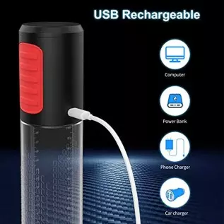 UTIMI Penis Pump Vacuum with Sleeve - Rechargeable Automatic Training Detachable with 9 Vibration Modes for Male | Masturbator | UTIMI Penis Pump Vacuum with Sleeve - Rechargeable Automatic Training Detachable with 9 Vibration Modes for Male | Masturbator |