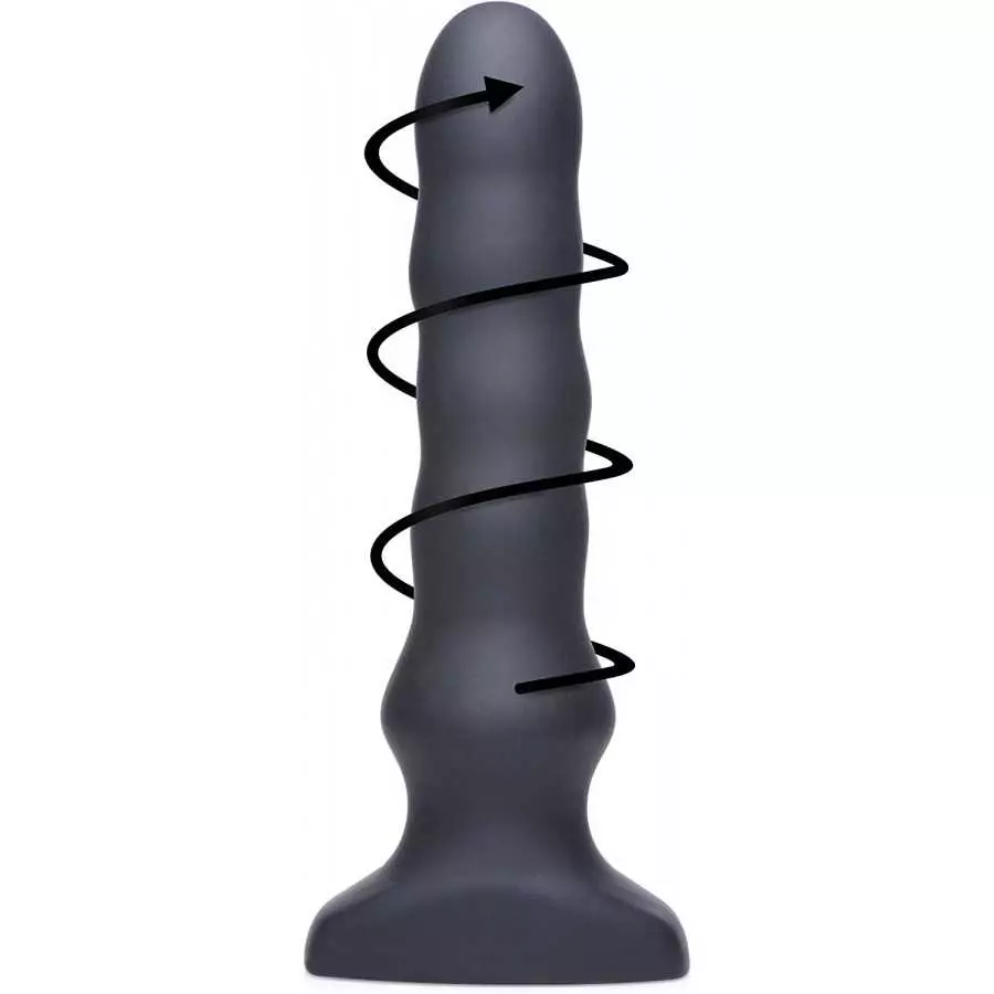 Silicone Vibrating and Thrusting Plug with Remote Control Silicone Vibrating and Thrusting Plug with Remote Control