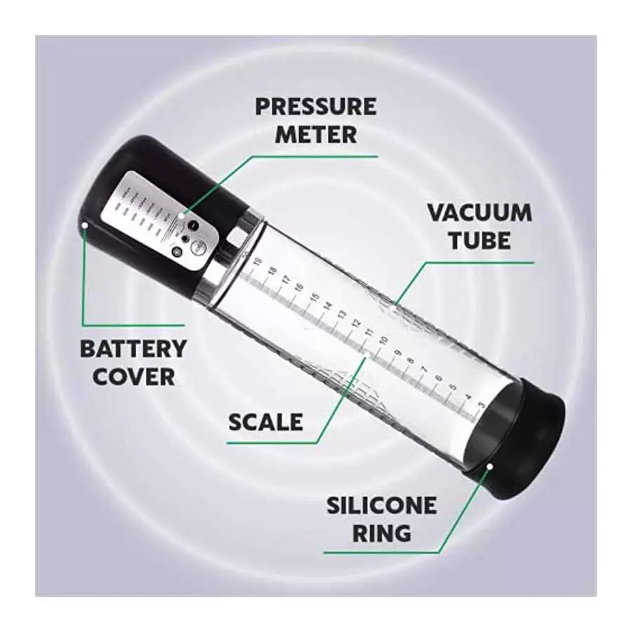 Penis Pump, Electric Penis Vacuum Pump - Automatic Vacuum Penis Enlargement Extend Pump with 5 Suction - Men Sex Toys - Pumps &