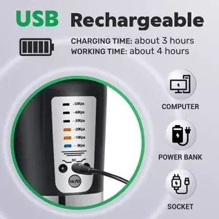 Penis Pump, Electric Penis Vacuum Pump - Automatic Vacuum Penis Enlargement Extend Pump with 5 Suction - Men Sex Toys - Pumps &