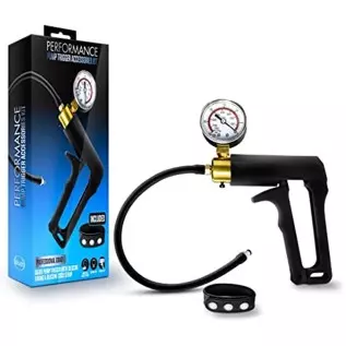 Blush Performance Professional Grade Penis Pump Trigger Featuring Pressure Gauge Nterchange Compatible Vacuum Release Valve Male