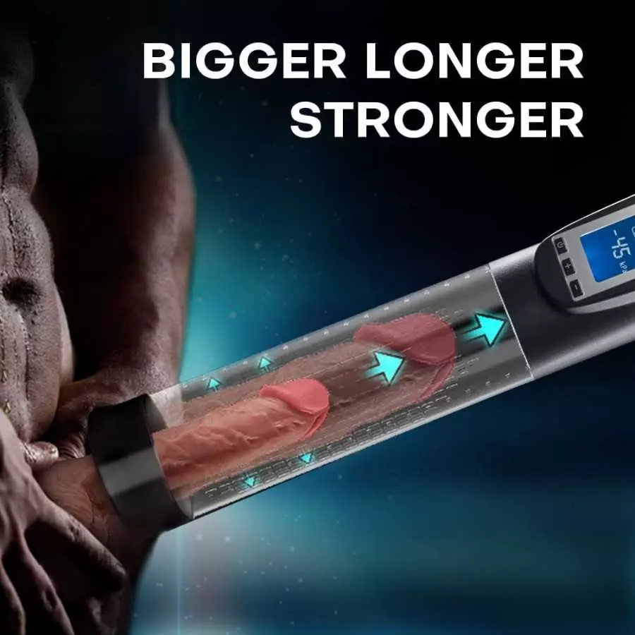 Electric Penis Pump, Penis Vacuum Pump for Men Instant Erection and Penis Enlargement with 6 Suction Modes,Rechargeable Automati