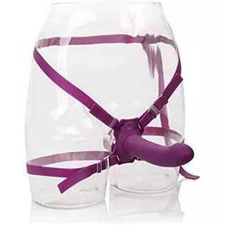 CalExotics ME2 Rumble Probe – Rechargeable Waterproof Silicone Strap On Harness Vibrator – 10 Function Vibration Adult Sex Toy F