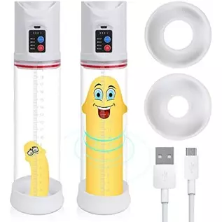 Penis Vacuum Pumps for Men Electric Penis Pump Updated Auto Suck and Release, Rechargeable Erection Pump Device for Dick Male Pe