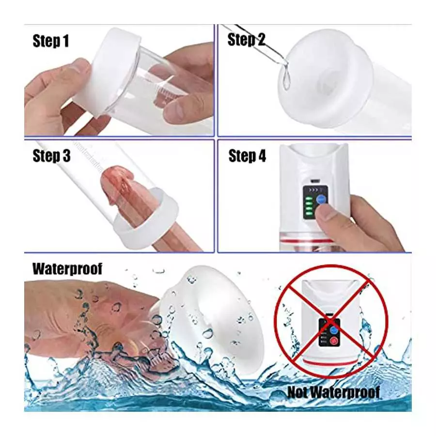 Penis Vacuum Pumps for Men Electric Penis Pump Updated Auto Suck and Release, Rechargeable Erection Pump Device for Dick Male Pe