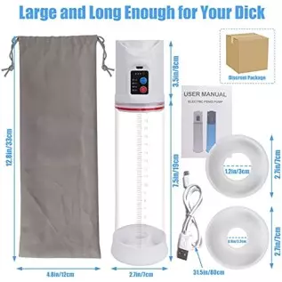 Penis Vacuum Pumps for Men Electric Penis Pump Updated Auto Suck and Release, Rechargeable Erection Pump Device for Dick Male Pe Penis Vacuum Pumps for Men Electric Penis Pump Updated Auto Suck and Release, Rechargeable Erection Pump Device for Dick Male Pe