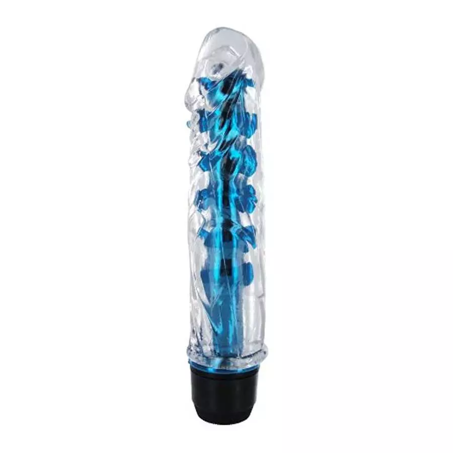Shimmer Core Metallic Vibrator, Blue Shimmer Core Metallic Vibrator, Blue