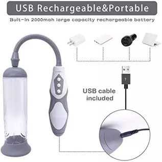 Electric Vacuum Penis Pump with Pocket Pussy, Rechargeable Erection Pump Device, Automatic Male Masturbator Penis Pumps for Men Electric Vacuum Penis Pump with Pocket Pussy, Rechargeable Erection Pump Device, Automatic Male Masturbator Penis Pumps for Men